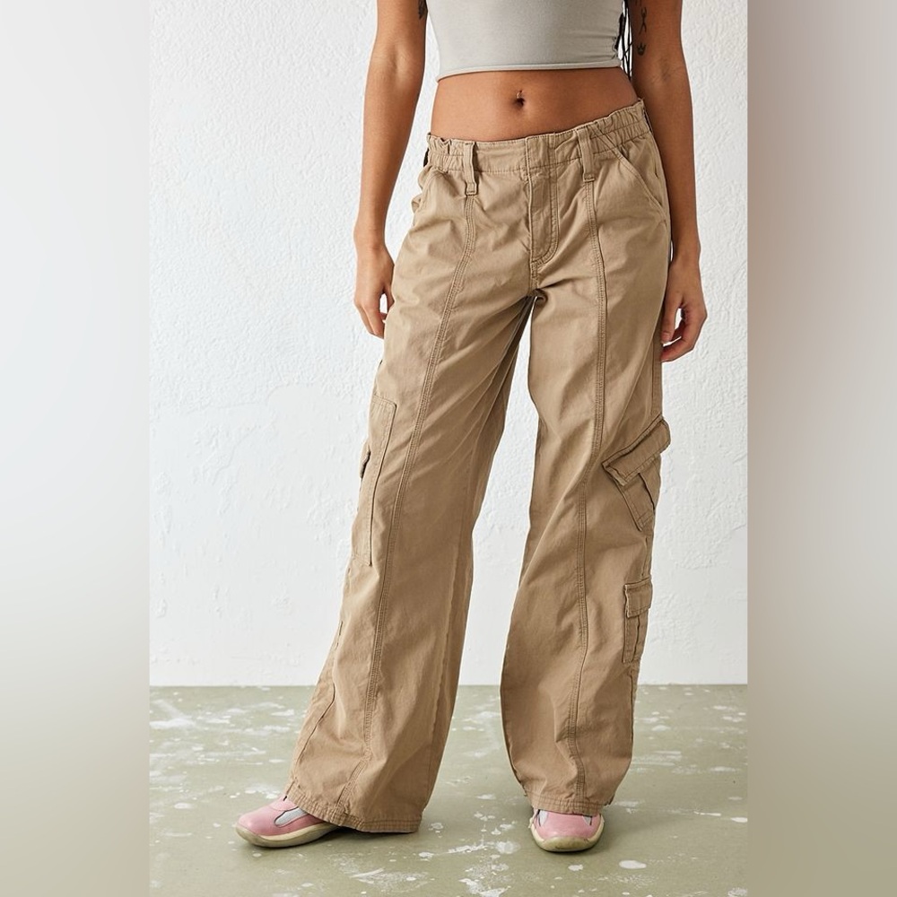 BDG Y2K Brown Low Rise Cargo Pants